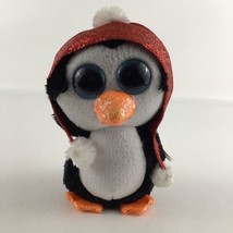 Ty Beanie Boos Gale Penguin 6&quot; Plush Bean Bag Stuffed Sparkle Holiday To... - £13.19 GBP