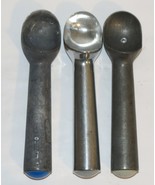 Three Vintage Ice Cream Scoops, One Zeroll Two Pampered Chef - $19.75