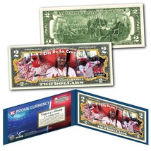 ELLY DE LA CRUZ Baseball Bucks ROOKIE RC Authentic MLB Player $2 U.S. Bill - £12.46 GBP