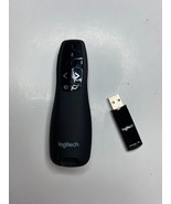 Logitech R400 Presenter / Remote Control + USB Receiver, Black - OEM Red... - £11.81 GBP