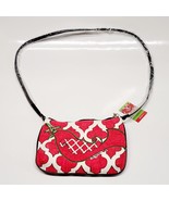 Brighton “Love Dove” Pouch Merry &amp; Bright Red Black Zip Tassel Purse Bag... - $277.99 MXN