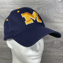 University of Michigan Wolverines Fitted Hat Cap One-Fit OSFM Blue Top of World - £8.74 GBP