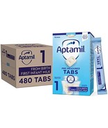 Aptamil 1 First Baby Milk Formula Pre-Measured Tabs 120 x 4 Packs (480 t... - $1,739.53 MXN