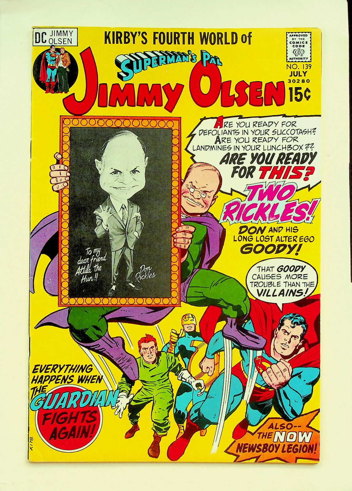 Superman's Pal Jimmy Olsen #139 (Jul 1971, DC) - Very Fine - £22.21 GBP