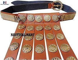 NauticalMart Roman Legionary Belt Re-enactment Larp Role-play Roman Cent... - $99.89