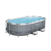Bestway Power Steel 14&#39; x 8&#39;2&quot; x 39.5&quot; Oval Above Ground Pool Set | Incl... - $557.99