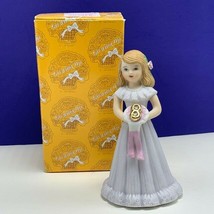 Enesco Growing up Girls birthday gift figurine sculpture box Eight years old 8 - £15.73 GBP