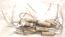 10  NOS HI-Q Capacitors 18MMF  CO26L H180K 1/4&quot; Dia 3/4&quot; L - $7.26 CAD
