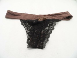 Adore Me Women&#39;s Soft Lace Panty 3760 Peppercorn Size XS - $87.35 MXN