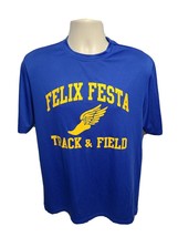 Felix Festa Middle School Track &amp; Field Adult Medium Blue TShirt - £11.87 GBP