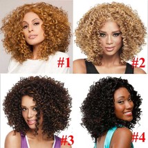 Fashion Afro Kinky Curly Heat Resistant Hair Wigs Many Color - £18.08 GBP