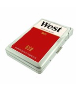 Vintage American Brand Cigarette Ad Case w/Built in Lighter Metal Wallet - $27.01 CAD