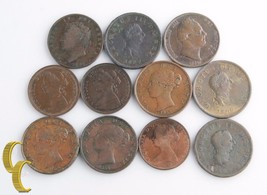 1806-1891 Great Britain Halfpenny Lot (aG-XF, 11 coins) England 1/2 Half Penny - £187.32 GBP