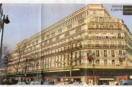 Galeries Lafayette Paris France Department Store Information Booklet 1970&#39;s - $17.82