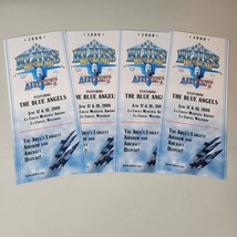 Vintage 2000 Airfest Blues Weekend La Crosse, WI Paper Travel Souvenirs - £7.76 GBP