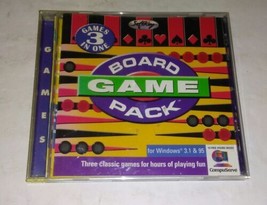 Board Game Pack (PC-CD, 1997) For Windows 3.1/95/98/Me/XP - £36.45 GBP