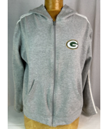 Green Bay Packers Gray Sweater Zip Up Hoodie Ladies / Womens / Ladies Sz... - £15.86 GBP