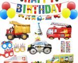 Car Party Supplies - Birthday Decorations for Children,Contain a Traffic... - $20.24