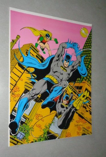 1979 Batman,Robin,Batgirl Poster, Original 1970's DC Detective Comics pin-up:JLA - £24.62 GBP