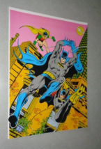 1979 Batman,Robin,Batgirl Poster, Original 1970&#39;s DC Detective Comics pi... - $36.88