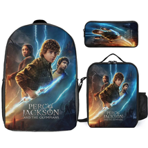 Percy Jackson Backpacks Set Casual Backpack with Insulated Lunch Bag Pencil Case - £46.07 GBP