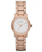 Burberry BU9204 Women&#39;s Swiss Rose Gold-Tone Stainless Steel Watch - £308.76 GBP