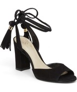 Vince Camuto Vianna Block Heel Wraparound Ankle Tie Sandal, Sizes 6-9 Bl... - $137.15 CAD