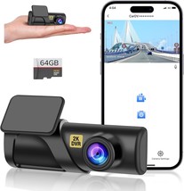 Dash Cam WiFi FHD 1080P Dash Camera for Cars Mini Car Camera Dash Cam Front with - £57.78 GBP