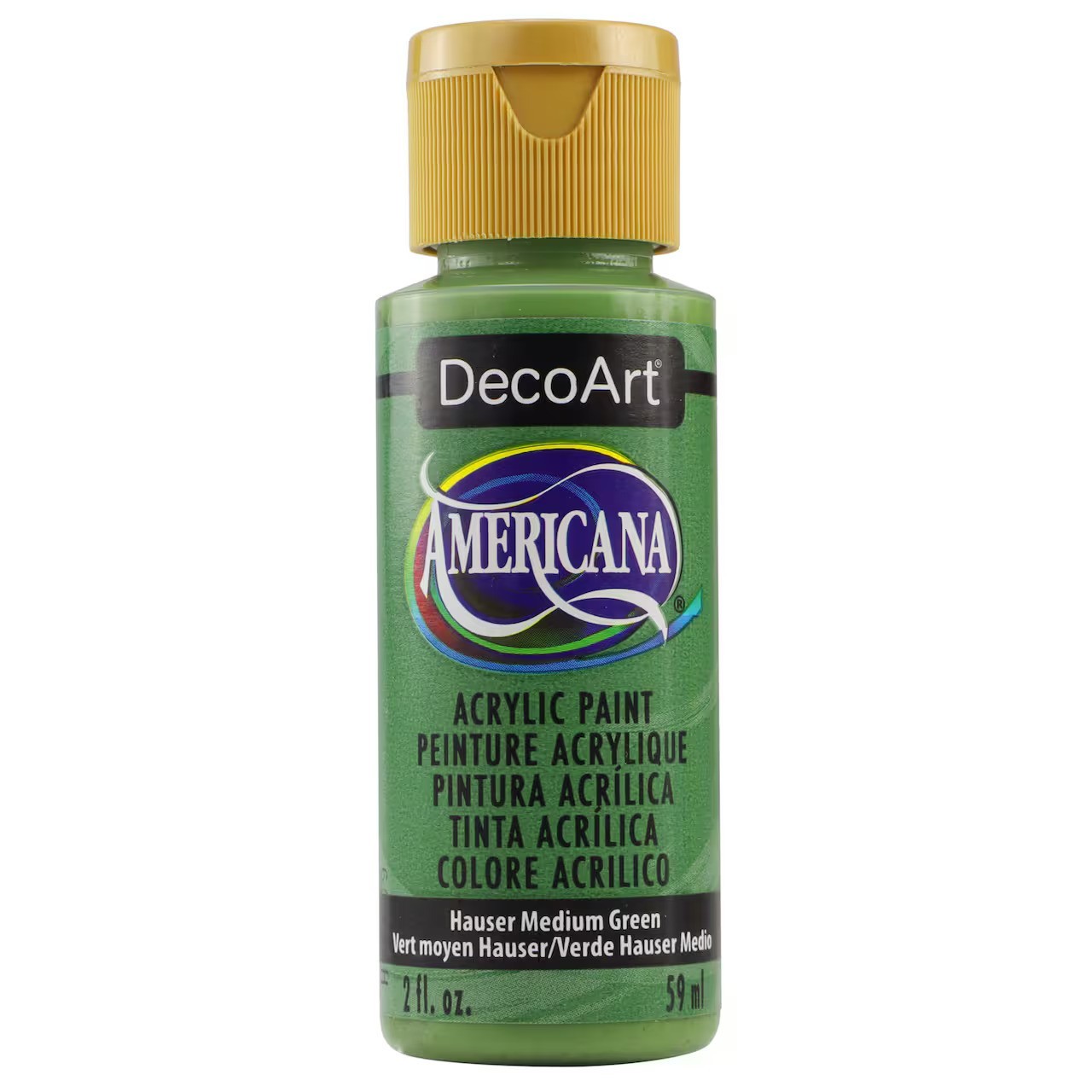 DecoArt, Hauser Medium Green, Americana Acrylic Paint, 2 oz. - $5.06