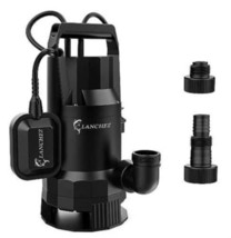 Lanchez 1.6HP Submersible Sump Pump 4858GPH w/ Float Switch, 25FT Cord - $70.00