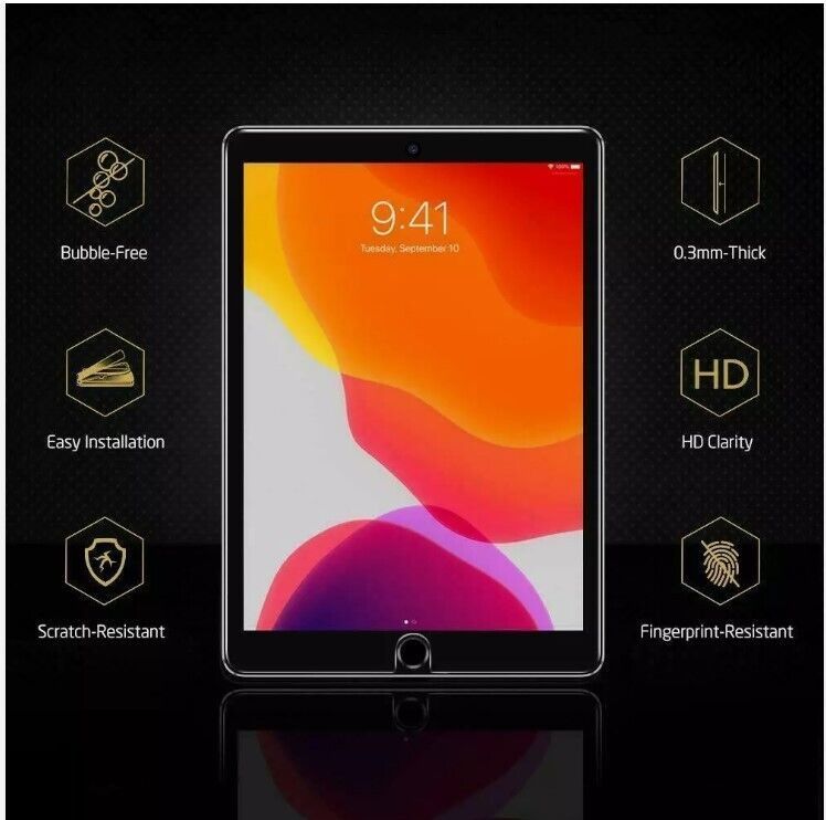 For Apple iPad Air 1 2 3 4 5 6 Gen 9.7 10.5 Tempered Glass Screen Protector - $1.89+