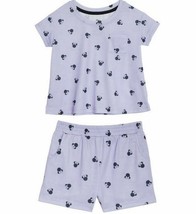 Disney™ ~ Minnie ~ Mickey Mouse ~ 2 Pc. Pajama Set ~ Black on Purple ~ S... - $20.00