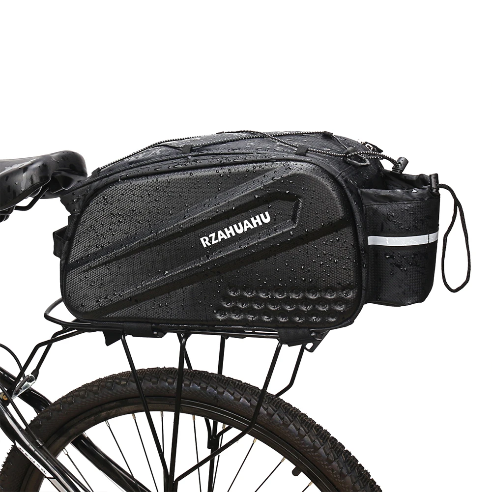 Multifunctional Bicycle Rear Seat Bag Waterproof Cycling Bike Rack Trunk Cargo B - £92.48 GBP