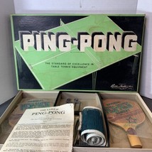 Vintage Ping Pong By Parker Brothers 1939 Table Tennis Incomplete For Parts - £6.41 GBP