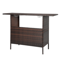 Modern Stylish And Beautiful Bar Table Brown Gradient - £194.15 GBP