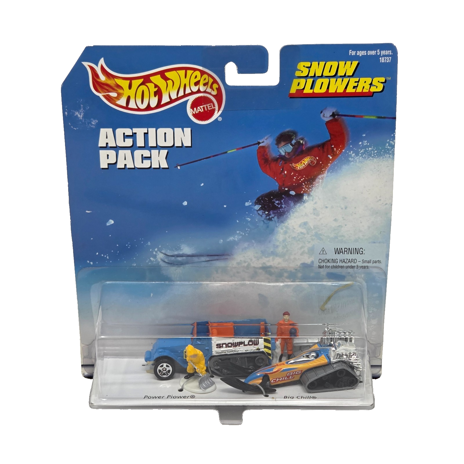VINTAGE 1997 HOT WHEELS ACTION PACK SNOW PLOWERS BIG CHILL POWER PLOW NE... - $9.50