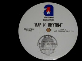 B. T. Express Al Jarreau Al Gee Rap N&#39; Rhythm Army Military Radio Show 1975 - £39.90 GBP