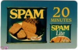 Phonecard Collector Luncheon Meat Spam Hormel Limited #332 of 500 Telefo... - £4.77 GBP
