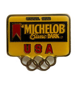 Michelob Classic Dark 1988 Seoul South Korea USA Olympics Beer Lapel Hat... - $9.95