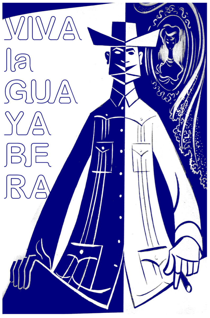 Viva la Guayabera POSTER.Cuban fashion Wall room art Decor.Interior design.679i