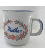 Original Mother Flower Power Collectible Ceramic Cup Made In Korea - $303.91 MXN