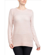 Lissy Crew Neck Long Sleeve Solid Knit Top - $12.00