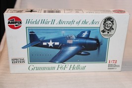 1/72 Scale Airfix, Grumman F6F Hellcat Fighter Model Kit #02087 BN Open Box - £28.52 GBP