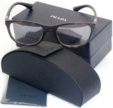 Prada Vpr 29S HAQ-1O1 Matt Dark Tortoise Eyeglasses Glasses 54-19-140mm Italy - $118.80