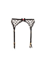 L&#39;agent By Agent Provocateur Womens Suspender Polka Dot Black S - £30.52 GBP
