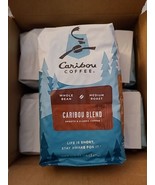 6 Caribou Coffee Caribou Blend Medium Roast Whole Bean Coffee 12 oz (PT40) - £54.73 GBP