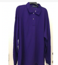 Polo Ralph Lauren  Long Sleeves Purple Mesh Shirt 3XLT NWT - £47.95 GBP