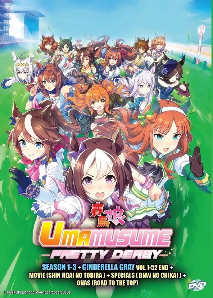 Uma Musume: Pretty Derby Season 1-3 DVD (Anime) (English Sub) - $40.99
