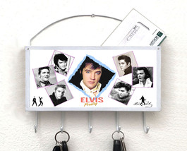 Elvis Presley Mail Organizer, Mail Holder, Key Rack, Mail Basket, Mailbox - £26.59 GBP