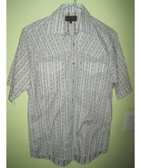 DRAGONFLY Clothing Company Short sleeve WESTERN Style Snap Button Shirt ... - $41.03 CAD